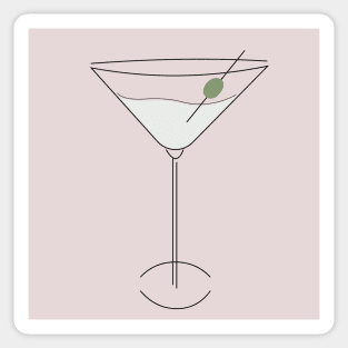 Martini Cocktail Sticker